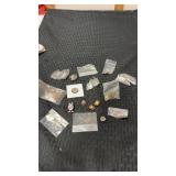 Miscellaneous railroad buttons , pins and more
