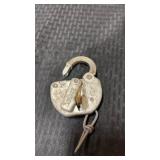 Adlake railroad lock  and key