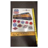 Repop metal Railroad sign aprox 10ï¿½x12ï¿½.   Union