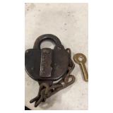 Chicago Rock Island & Pacific Railroad Padlock &