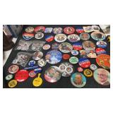 Group of miscellaneous political pin backs