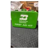 Burlington Northern first aid metal kit