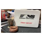 Sealed Norfolk southern first aid kit and