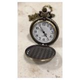 Native American Quartz Pocket Watch