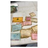 Vintage Railroad Tickets, Some Nebraska , 1924