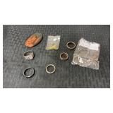 Group of  costume jewelry  rings  and more