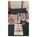 Group of miscellaneous political pinbacks