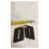 WWII Waffen -SS Collar Tabs German