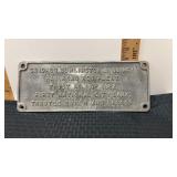 Chicago  Burlington & Quincy railroad metal data
