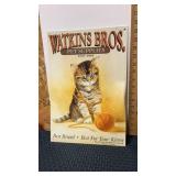 Watkins brothers pet supplies advertising Tin