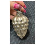 Antique German Grape  Kugel  Christmas ornament