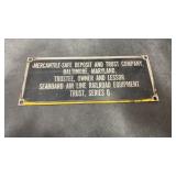 Mercantile-Safe Deposit & Trust Company Metal