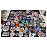 Group of miscellaneous political pin backs
