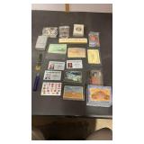 Misc. Items.  Fake president license, cards,