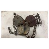 2 Canadian & Northwest Railroad Padlocks, No Keys