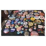 Group of miscellaneous political pin backs
