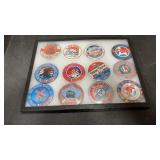12 assorted Lionel Pin Backs
