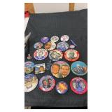 Group of political pinbacks