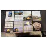 Misc. Railroad calendars & note pads