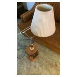 Vintage Don Ward mid-Century table lamp.  Shade