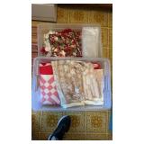 Misc. Christmas and table clothes