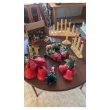 Misc. Vintage Christmas Decorations.  Lights