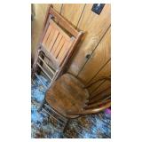 2 Vintage Wood Chairs