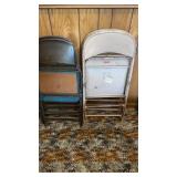 4 Metal Folding Chairs