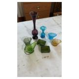 Misc. Group of Ashtrays and 2 vases