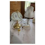 2 lamps untested aprox. 14" tall