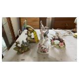 5 misc. bird home decor aprox. 9" for the tallest