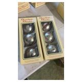 2 boxes of Christmas Classics Hand Decorated