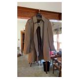 London Fog size 38reg 3/4 long jacket