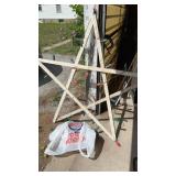 Misc. Holiday items.  Lighted Star untested &