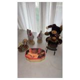 Group of home decorations