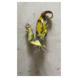 Murano Glass Rooster aprox. 8"tall