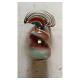 Murano Glass Flower Vase aprox. 7.75" tall