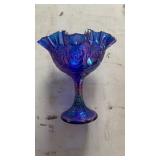 Vintage Fenton Carnival Glass Blue