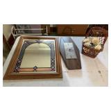 Misc. Home decor. mirror, clock, & more