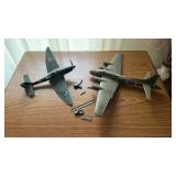2 Model Airplanes.  They do have damage