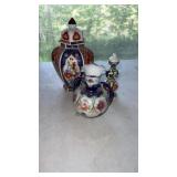 Ginger jar with lid , vase and more