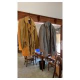 Vintage jackets.  1 mustard colored corduroy M