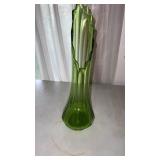 Green swung vase  17?