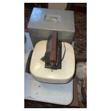 Vintage Skillet & Filing Cabinet