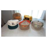 5 miscellaneous seed hats