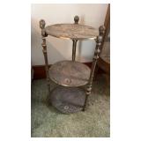 Vintage Victorian Style Tree Tiered Cast Metal