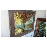 Vintage Outdoor Framed Print, Approx 21x25"
