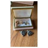 Misc. Pins, jewelry holder, and more