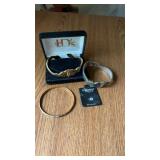 Misc. Braclets Silver tone & Gold tone and more