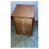 Homemade 6 drawer nightstand aprox. 15"x15"x23"